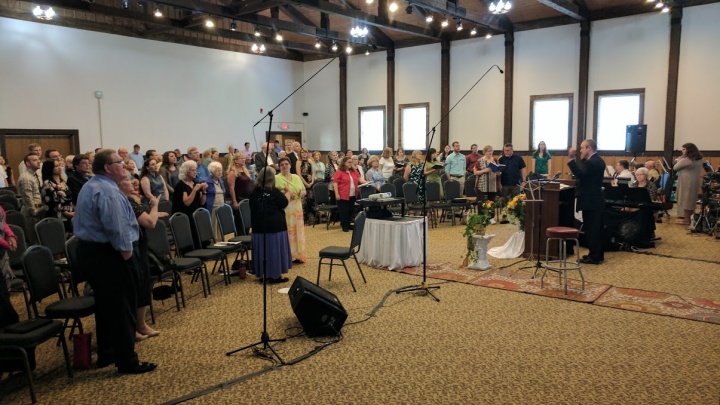 Services at Brown County State park in Indiana with Terre Haute and Indianapolis congregations.