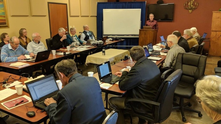 The Council of Elders met for its quarterly meeting all this week in Big Sandy, Texas.