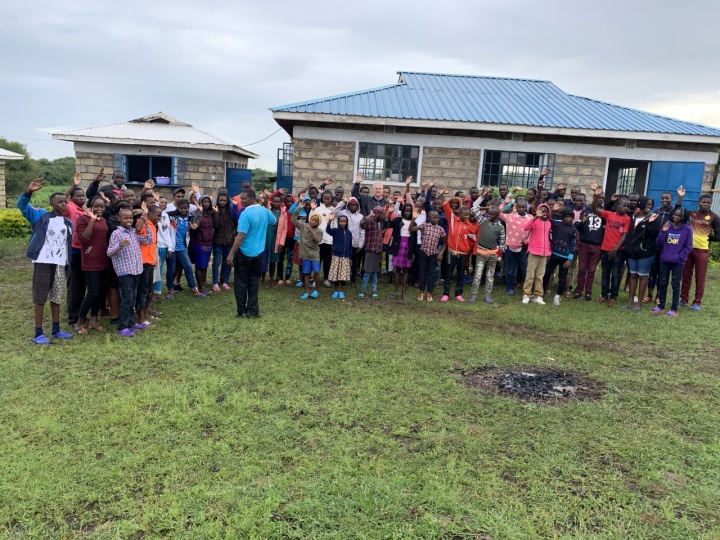 Photo of campers at the UYC program in Kenya.