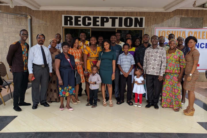 Congregation in Accra, Ghana.