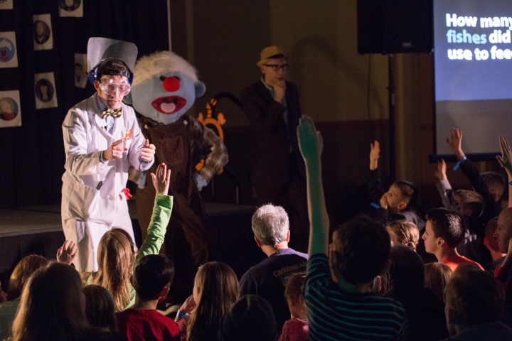 Professor Puddy made a special appearance at the Jelly Gameshow this past Winter Family Weekend!