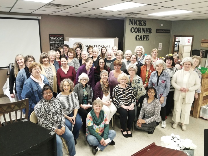 Women at the Southwest Missouri women's enrichment weekend.