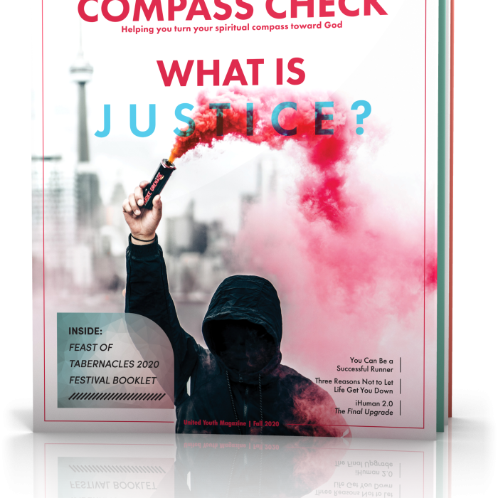 Compass Check Fall 2020 Tilted Cover Image: What Is Justice?