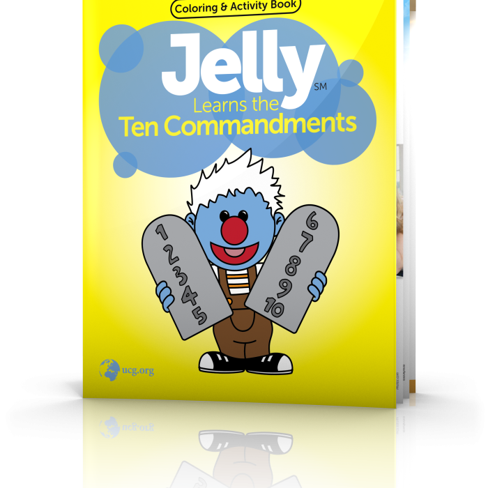 Jelly Learns the Ten Commandments Coloring Book