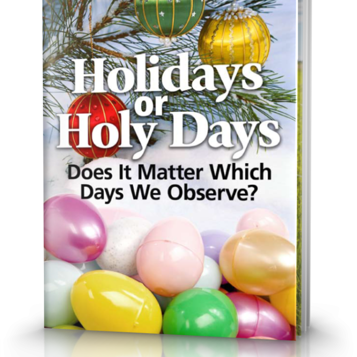 Holidays or Holy Days - Does It Matter Which Days We Observe?