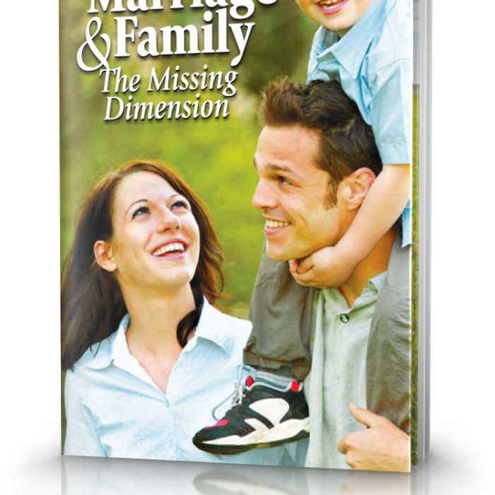 Marriage and Family - The Missing Dimension