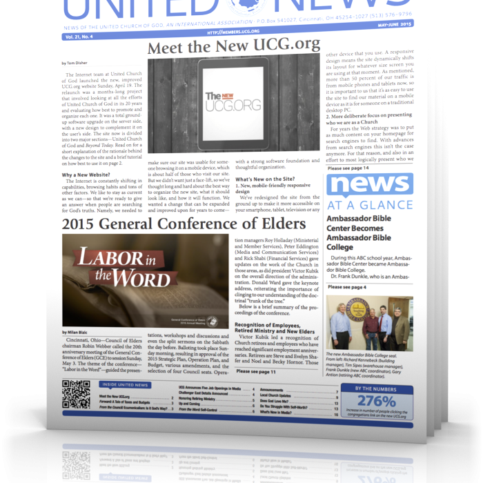 The May - June issue of United News. 