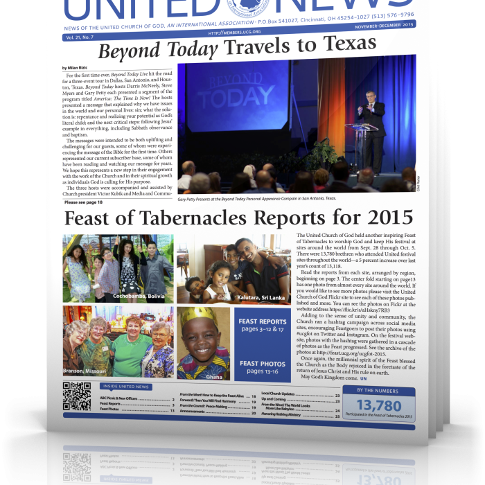 November, December United News Issue.