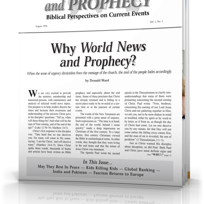 World News and Prophecy August 1998