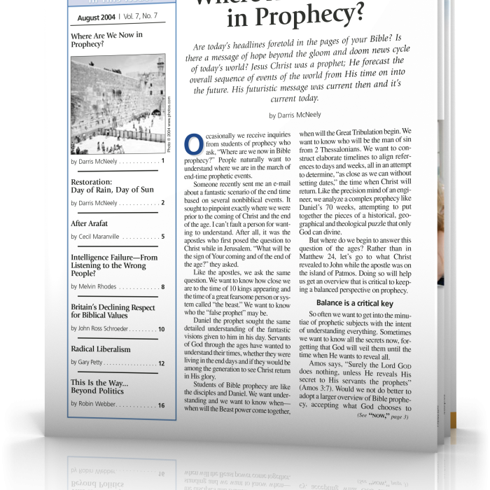 World News and Prophecy August 2004