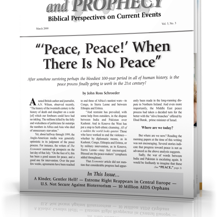 World News and Prophecy March 2000