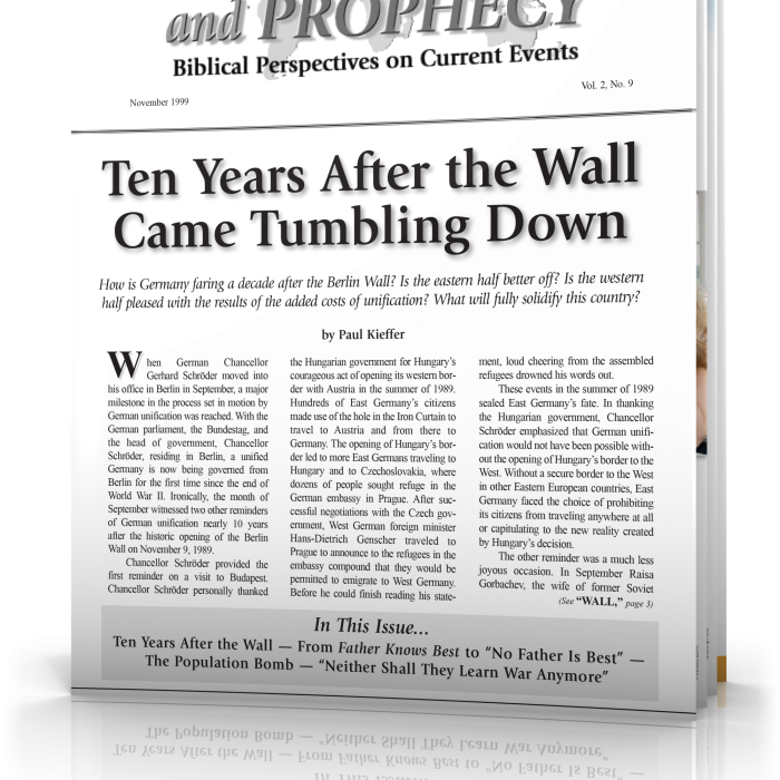 World News and Prophecy November 1999