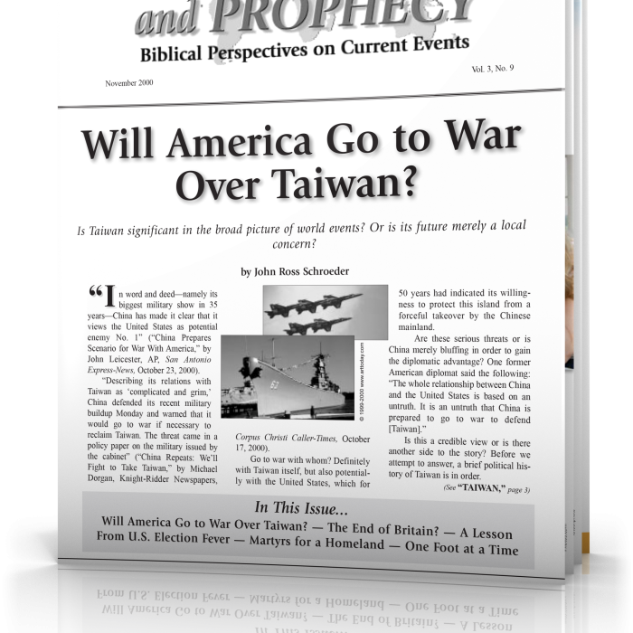 World News and Prophecy November 2000