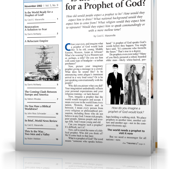 World News and Prophecy November 2002 