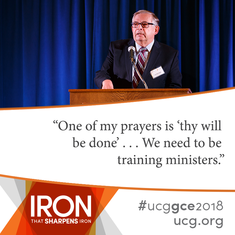 President Victor Kubik at the 2018 GCE