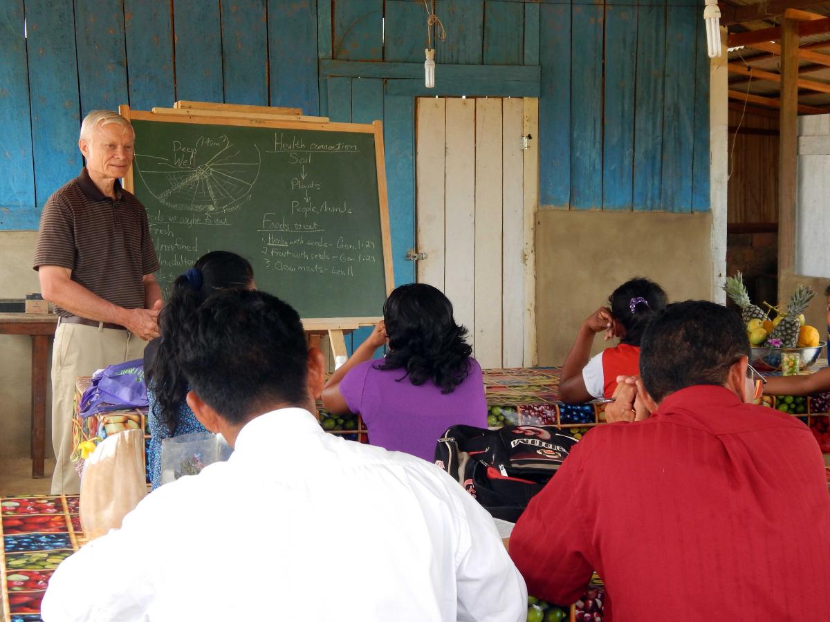Paul in a teaching session
