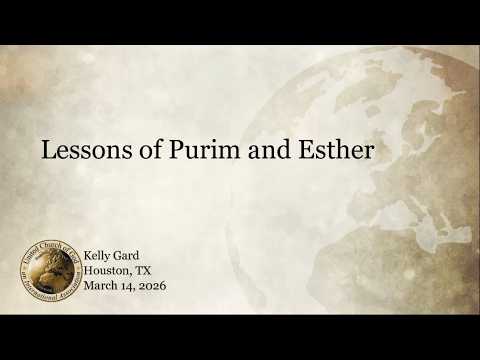 Lessons of Purim and Esther | United Church of God