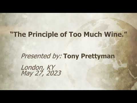The Principle of Too Much Wine | United Church of God