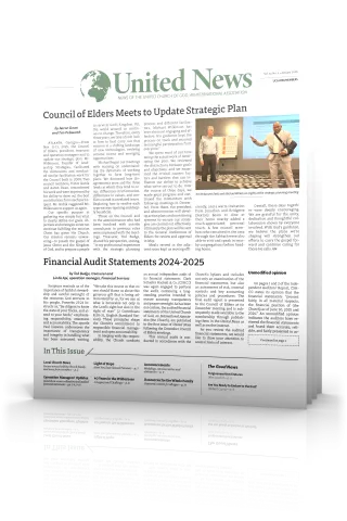 United News: January 2026 tilted cover