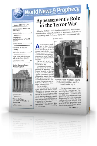 World News and Prophecy August 2005
