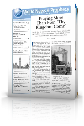 World News and Prophecy December 2002