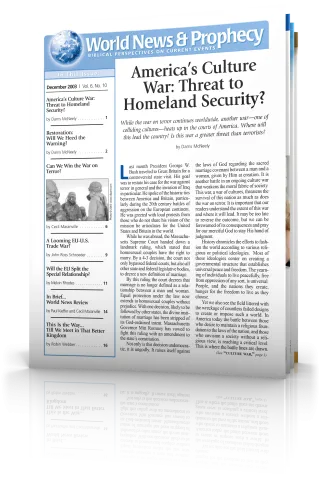 World News and Prophecy December 2003