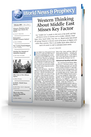 World News and Prophecy February 2002