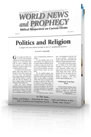 World News and Prophecy July 1999