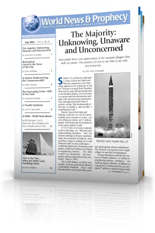World News and Prophecy July 2002