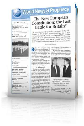 World News and Prophecy June 2003