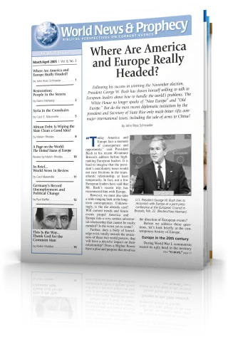 World News and Prophecy March - April 2005
