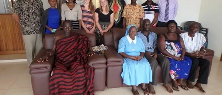 Group photo of Ghanaian brethren