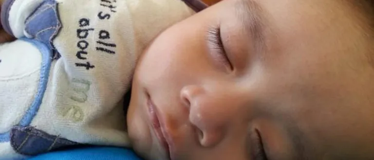 A sleeping child in Guatemala