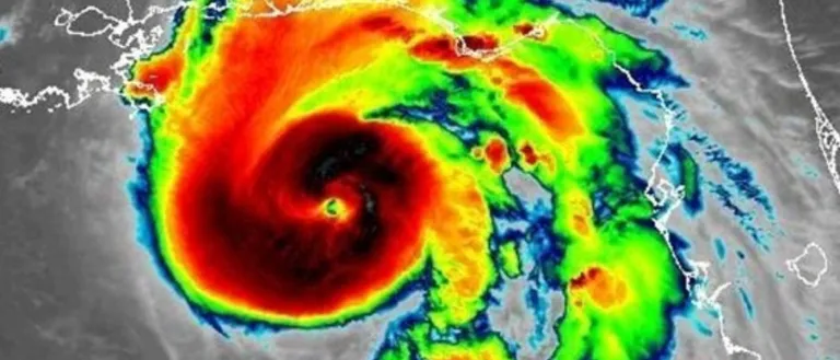satellite image of Hurricane Michael
