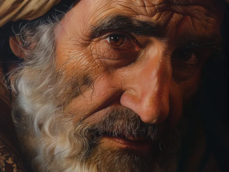 an old man with a beard