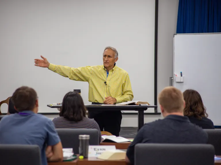 ABC Students in class Steve Myers presenting