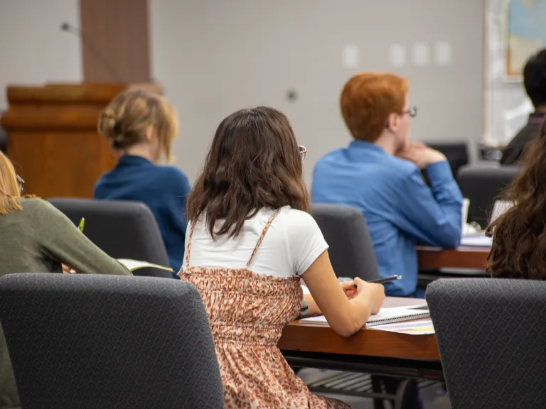 ABC Students in class