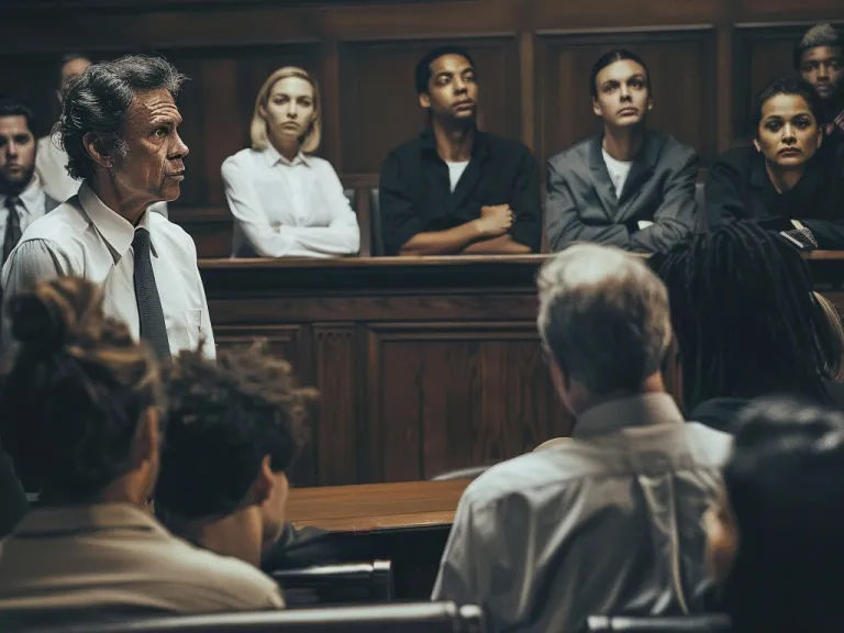Why are there differences in the Gospels? a group of people seated in a courtroom