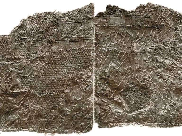 This relief from Sennacherib’s palace at Nineveh shows the Assyrians’ assault on the Jewish stronghold of Lachish. This relief from Sennacherib’s palace at Nineveh shows the Assyrians’ assault on the Jewish stronghold of Lachish.