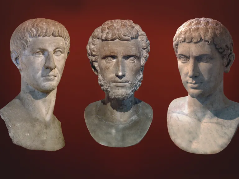 These busts of Roman citizens show the typical hairstyles in the Roman Empire in the first century. Incidents in the Gospels show that Jesus looked like any ordinary, average man of His day. Busts of Roman citizens.