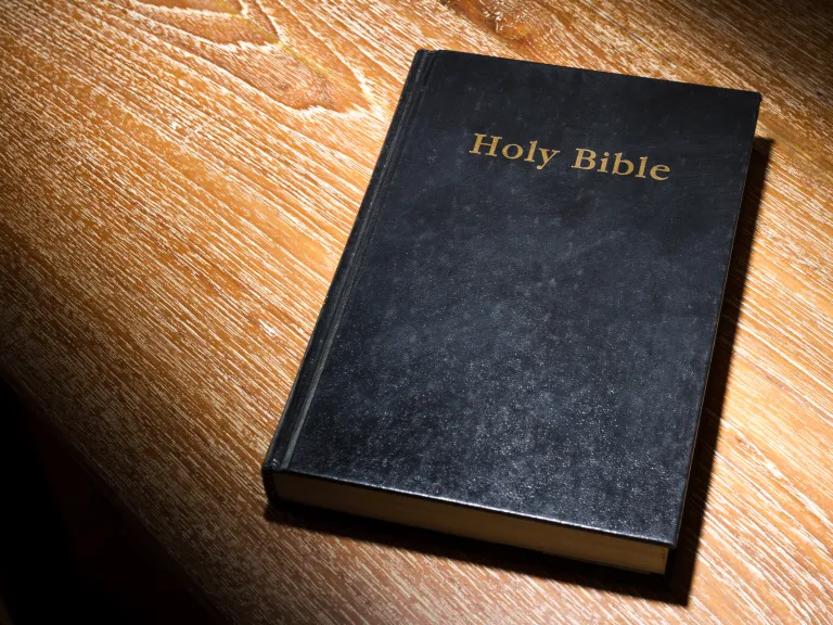 What ultimately counts, however, is that He is the Savior of all mankind because He died for all men, women and children, regardless of their race or other ethnicity. A Bible laying on a table.