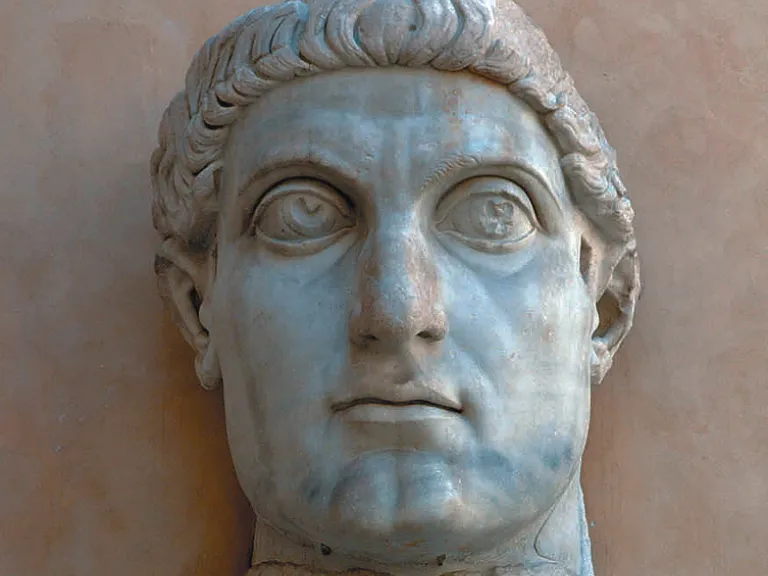 Bust of Roman Emperor Constantine the Great