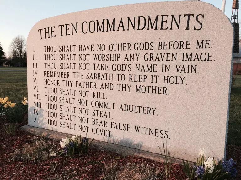 Ten Commandments List: Where in the Bible does it talk about the 