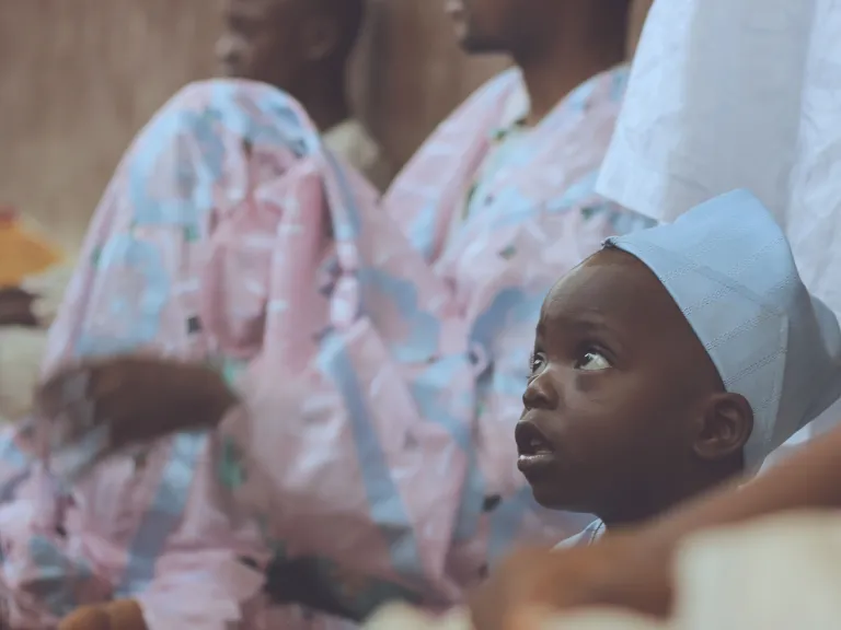 The only true, lasting, long-term solution to the problems and difficulties of this world is the return of Jesus Christ. A photo of young child in Nigeria.