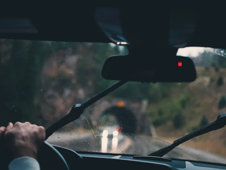 The fact is, God is real, and His angels are real. And they really are sent to intervene for people in times of need. A man driving a car in the rain.