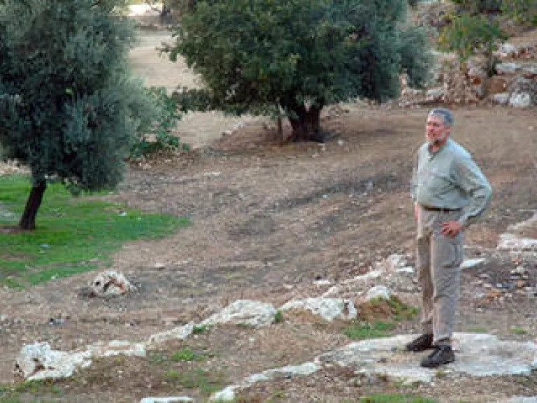 A Trip to Hell and Back Scott Ashley standing in the Valley of Hinnom.