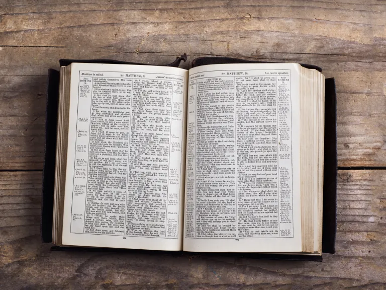We must examine the fruits of all those who claim to represent Jesus Christ—in the way they live and the doctrines they teach. A open Bible.
