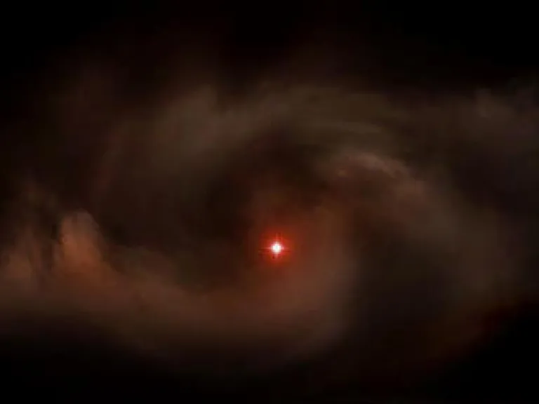 What Did God Plan "Before Time Began"? Outerspace with clouds of dust