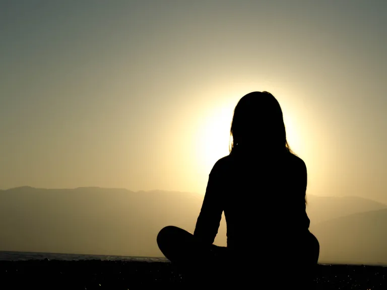 As described in the Bible, the coming Kingdom of God will be a marvelous time of unmatched, exceptional happiness and gladness. A photo of peace and meditation