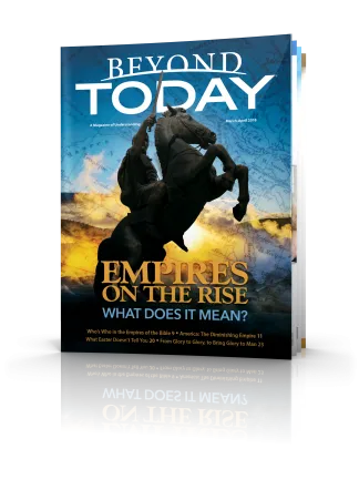 The March/April 2018 issue of Beyond Today.